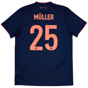 2019-20 Bayern Munich Third Shirt Muller #25 - 9/10 - (L)