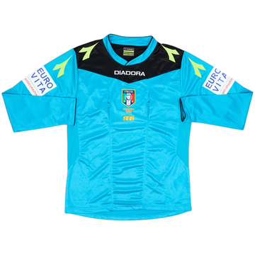 2015-17 Italy Diadora Referee L/S Shirt - 8/10 - (S)