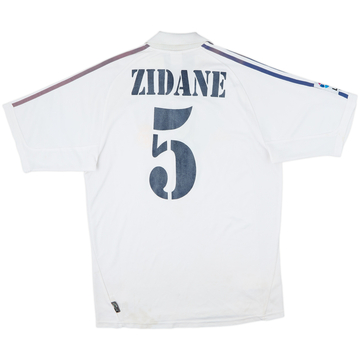 2001 Real Madrid Home Shirt Zidane #5 - 3/10 - (M)