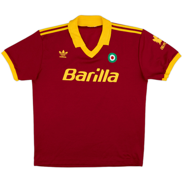 1991-92 Roma Home Shirt - 7/10 - (L)