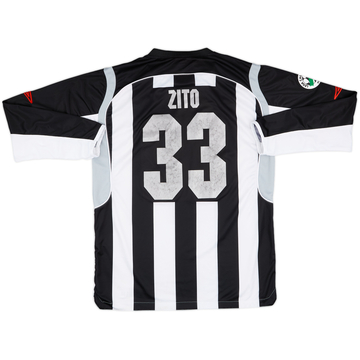 2008-09 Siena Match Issue Home L/S Shirt Zito #33