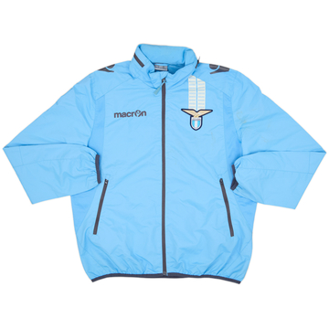 2019-20 Lazio Macron Hooded Rain Jacket - 8/10 - (S)
