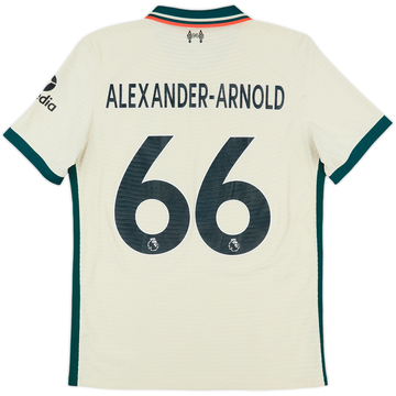 2021-22 Liverpool Authentic Away Shirt Alexander-Arnold #66 - 7/10 - (M)