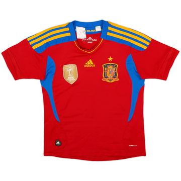 2010-11 Spain Home Shirt - 8/10 - (S.Boys)