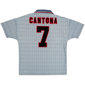 1995-96 Manchester United Away Shirt Cantona #7 - 9/10 - (XL)