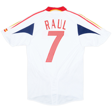 2004-06 Spain Away Shirt Raul #7 - 7/10 - (S)