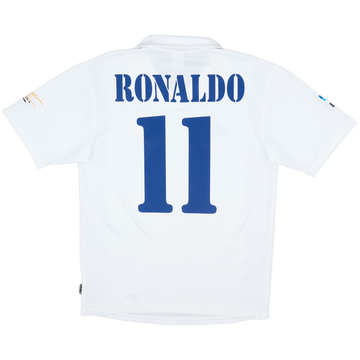 2002-03 Real Madrid Centenary Home Shirt Ronaldo #11 - 7/10 - (S)