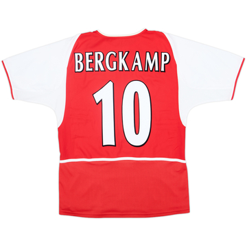 2002-04 Arsenal Home Shirt Bergkamp #10 - 8/10 - (L)