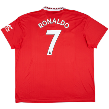 2022-23 Manchester United Home Shirt Ronaldo #7 - 10/10 - (3XL)