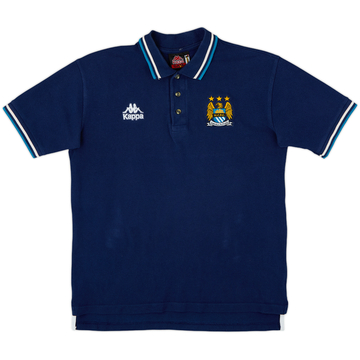 1997-99 Manchester City Kappa Polo Shirt - 8/10 - (M)