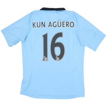 2012-13 Manchester City Home Shirt Kun Aguero #16 - 6/10 - (M)