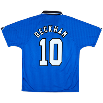 1996-98 Manchester United Third Shirt Beckham #10 - 9/10 - (L)