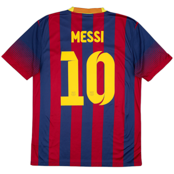 2013-14 Barcelona Home Shirt Messi #10 - 8/10 - (M)