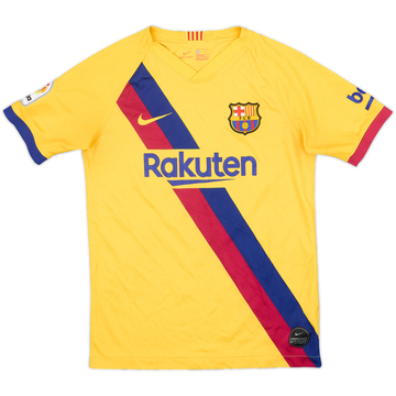 2019-20 Barcelona Away Shirt - 6/10 - (L.Boys)