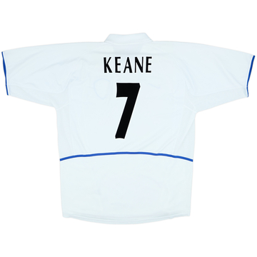 2002-03 Leeds United Home Shirt Keane #7 - 8/10 - (XL)