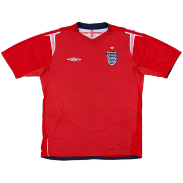 2004-06 England Away Shirt - 5/10 - (XL)