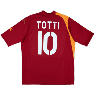 2004-05 Roma Home Shirt Totti #10 - 6/10 - (XXL)