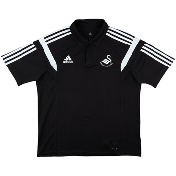 2014-15 Swansea City adidas Polo Shirt - 8/10 - (L)