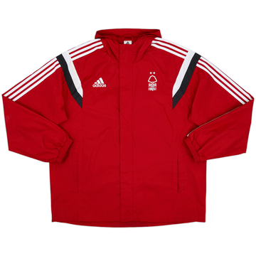 2014-15 Nottingham Forest adidas Hooded Track Jacket - 8/10 - (XL)
