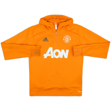 2020-21 Manchester United adidas 1/4 Zip Training Top - 8/10 - (M)