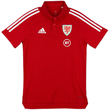 2021-22 Wales adidas Polo Shirt - 8/10 - (XS)