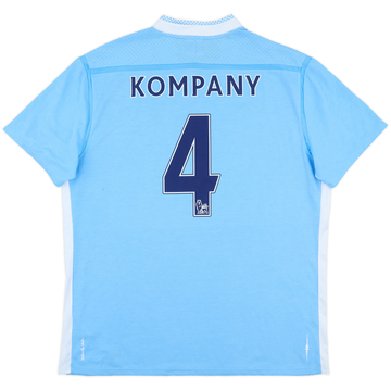 2011-12 Manchester City Home Shirt Kompany #4 - 7/10 - (XL)