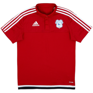 2015-16 Cardiff adidas Polo Shirt - 9/10 - (S)