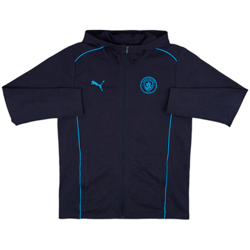 2024-25 Manchester City Puma Hooded Zip Top - 8/10 - (L)