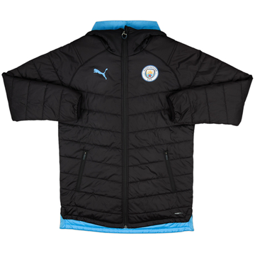 2019-20 Manchester City Puma Reverisble Padded Bench Coat - 10/10 - (S)
