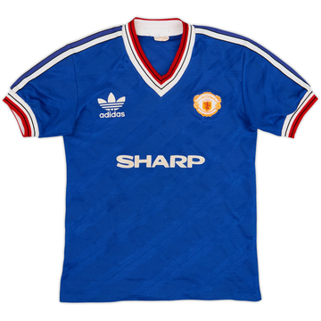 Camiseta de la tercera equipación del Manchester United 1986-88 - 7/10 - (Niños L)