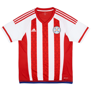 2015 Paraguay Copa America Home Shirt - 8/10 - (L)