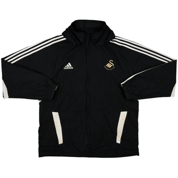 2014-15 Swansea adidas Hooded Rain Jacket - 6/10 - (XL/XXL)