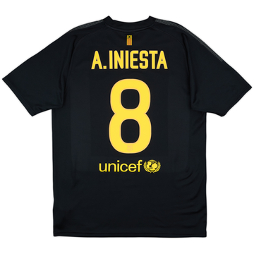 2011-12 Barcelona Basic Away Shirt A.Iniesta #8 - 9/10 - (M)