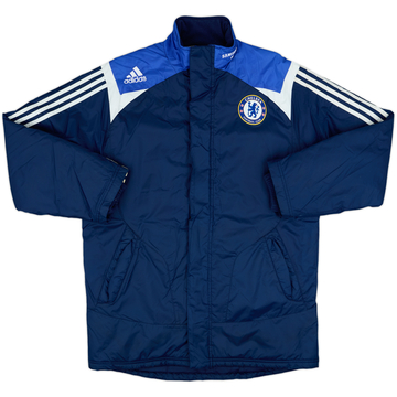 2007-08 Chelsea adidas Padded Bench Coat - 8/10 - (XL.Boys)