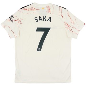 2020-21 Arsenal Visitante Camiseta Saka #7 - 6/10 - (L)