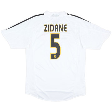 2004-05 Real Madrid Camiseta Local Zidane #5 - 7/10 - (M)