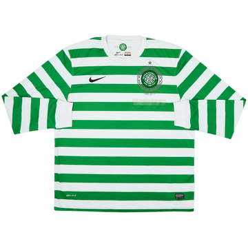 2012-13 Celtic '125th Anniversary' Home L/S Shirt - 4/10 - (XL)