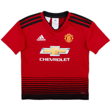 2018-19 Manchester United Home Shirt - 6/10 - (5-6 Years)