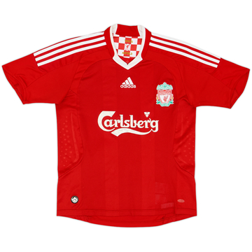 2008-10 Liverpool Home Shirt - 5/10 - (L.Boys)