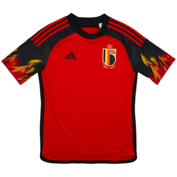 2022-23 Belgium Home Shirt - 8/10 - (L.Boys)