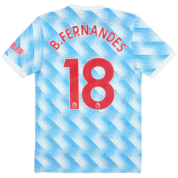 2021-22 Manchester United Away Shirt B.Fernandes #18 - 7/10 - (S)