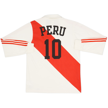 2005 Peru adidas Originals Retro Home L/S Shirt #10 - 8/10 - (S)