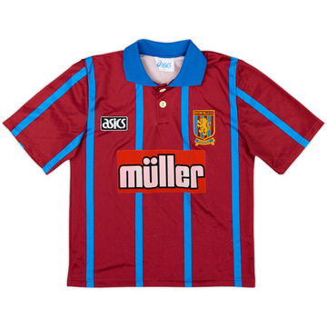 1993-95 Aston Villa Home Shirt - 7/10 - (L.Boys)