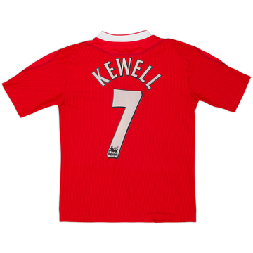 2002-04 Liverpool Home Shirt Kewell #7 - 6/10 - (L.Boys)