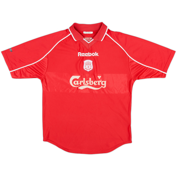 2000-02 Liverpool Home Shirt - 9/10 - (M.Boys)