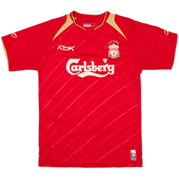 2005-06 Liverpool CL Camiseta Local - 6/10 - (XS)