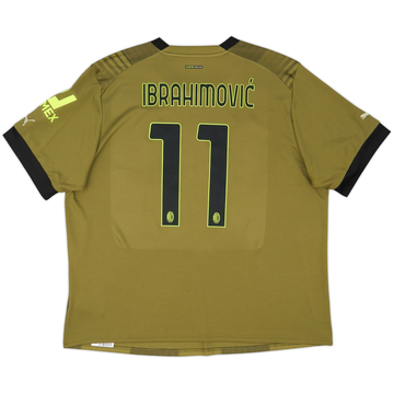2022-23 AC Milan Third Shirt Ibrahimovic #11 - 10/10 - (XXL)