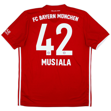 2020-21 Bayern Munich Home Shirt Musiala #42 - 10/10 - (L)
