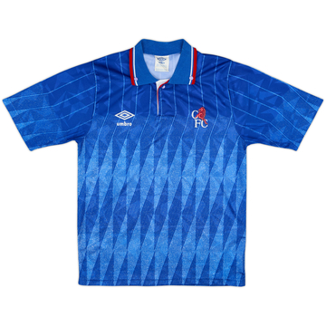 1989-91 Chelsea Home Shirt - 9/10 - (M.Boys)