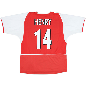 2002-04 Arsenal Camiseta de local Henry #14 - 5/10 - (XL)